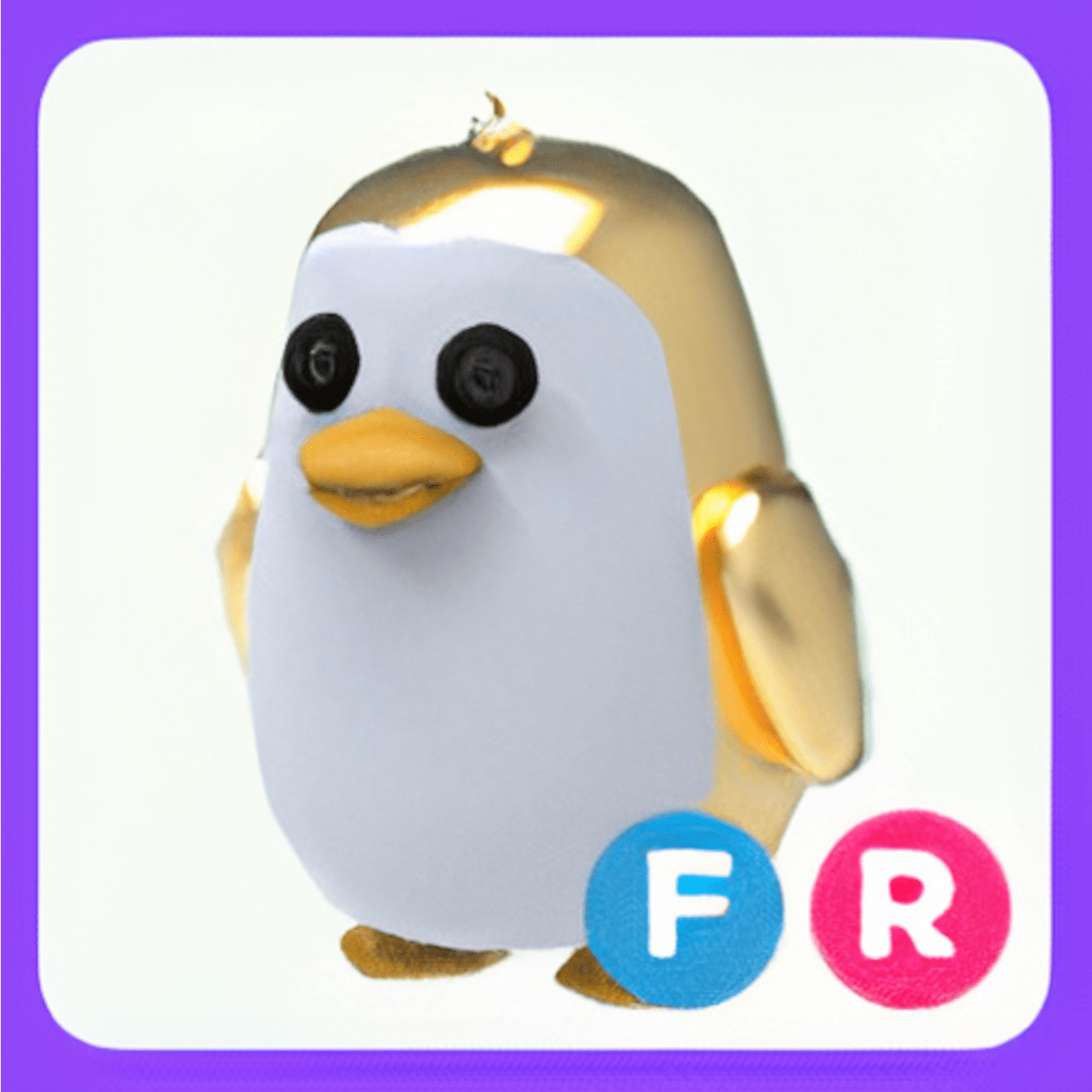 FR Golden Penguin / ФР Золотой Пингвин | Магазин скинов ММ2 и Петов Адопт  ми Papa Roblo