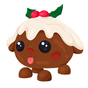 Christmas Pudding Pup \  Рождественский пудинг-щенок